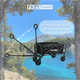 Carro Plegable Playa Camping Reforzado Fast Trucks 75Kg