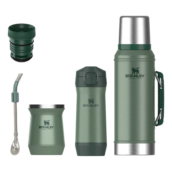 Combo Set Matero Stanley Termo 950ml Mate Bombilla Yerbera F