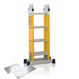 Escalera Articulada Dielectrica Stanley 4x4 C/ Plataforma