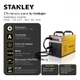 Soldadora Stanley Kombi Inverter Mig Tig Lift Mma 160a Fs Amarillo