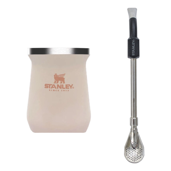 Mate Stanley Acero Inoxidable Termico + Bombilla Spoon