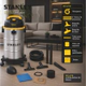 Aspiradora Stanley 19L + Mini Nano Regalo Plateado Negro Amarillo
