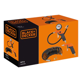 Kit Compresor Black + Decker 6 Piezas Acople Rapido 1/4
