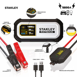 Arrancador Stanley Fatmax Portatil 1800a Usb-c Led