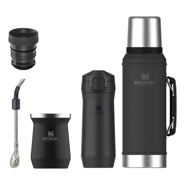 Combo Set Matero Stanley Termo 950ml Mate Bombilla Yerbera F