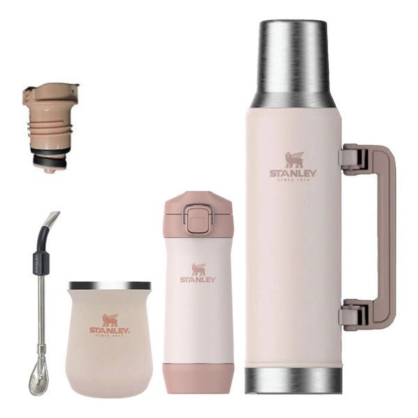 Combo Matero Stanley Termo 1,6lts Mate Bombilla Yerbera