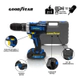 Taladro Percutor Inalambrico C/maletin Goodyear 21v 13mm Fs Azul 50 Hz
