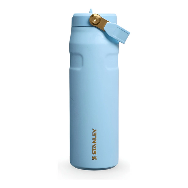 Botella Iceflow Flip Straw 2.0 710 Ml. Messi X Stanley 1913 Striker Blue