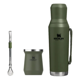 Combo Stanley Ideal Mate 1,2 Lts + Mate Y Bombilla Dried Pine
