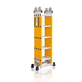 Escalera Articulada Dieléctrica Stanley 20 Escalones 4x5 150 Kg