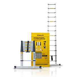 Escalera Telescopica Stanley 13 Escalones Aluminio 3,8mts