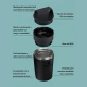 Vaso Termico Cafe To Go 236ml Negro 2.0 Fs