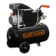 Compresor Aire Black+Decker 24L 1.5HP Aceite Negro 50Hz