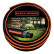 Manguera Riego Black + Decker 1 50m Reforzada Pvc Virgen Negro/naranja