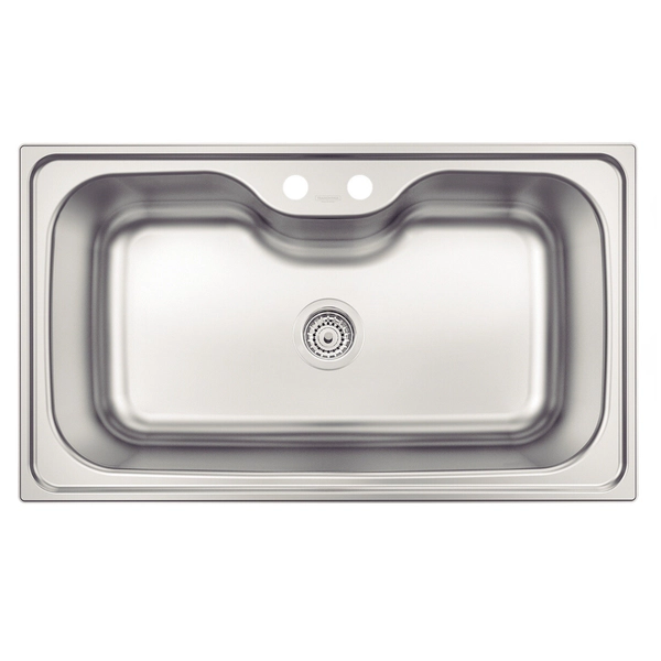 Bacha de cocina Tramontina 86x50x21cm morgana maxi 78fx satinado con accesorios