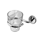 Accesorio baño Hidromet Portacepillo Jet Cromo