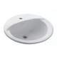 Bacha de lavatorio Ferrum armonica ovalada blanca 1 ag ARM-BH-133-BL