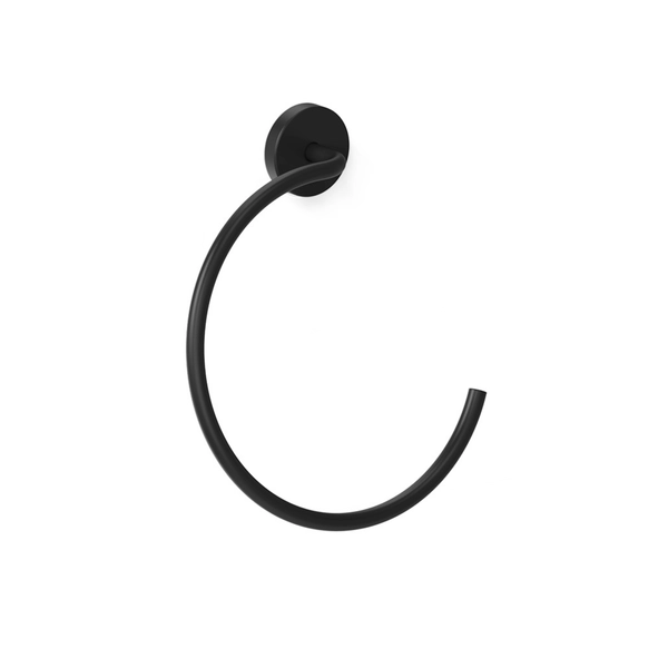 Toallero Aro Jet Black 3743NEGR Hidromet