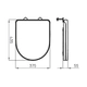 Tapa de inodoro Ferrum veneto varese asiento blanco VNT-TP-002-BL