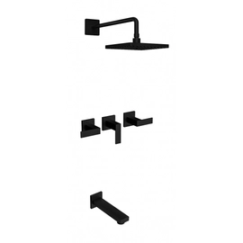 Griferia Piazza Ducha c7trans Emb Negro 21206NE