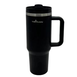 Vaso Térmico C/Manija Negro 1200ML Tromen 95-023-005