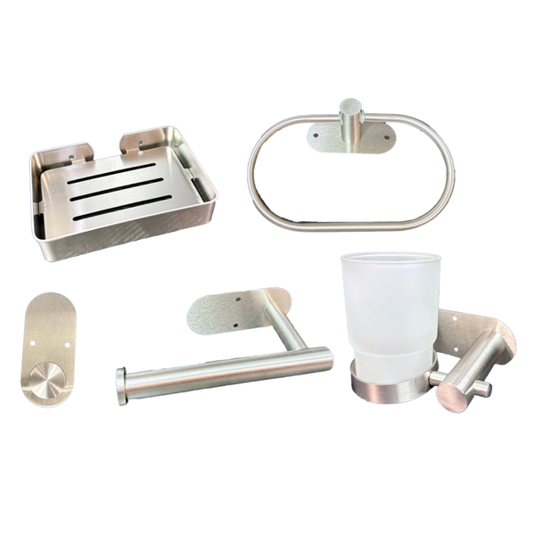 Set accesorios 5 piezas Daccorde Napole silver ACC0IMP 57