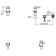 Griferia de bidet Hidromet Vector c/transf black 42102