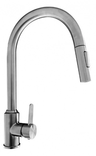 Griferia Monocomando Cocina Gourmet Steel Ultragrif