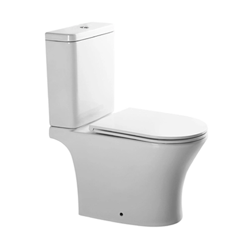 Inodoro largo c/deposito y asiento Piazza Abruzzo doble descarga B0700