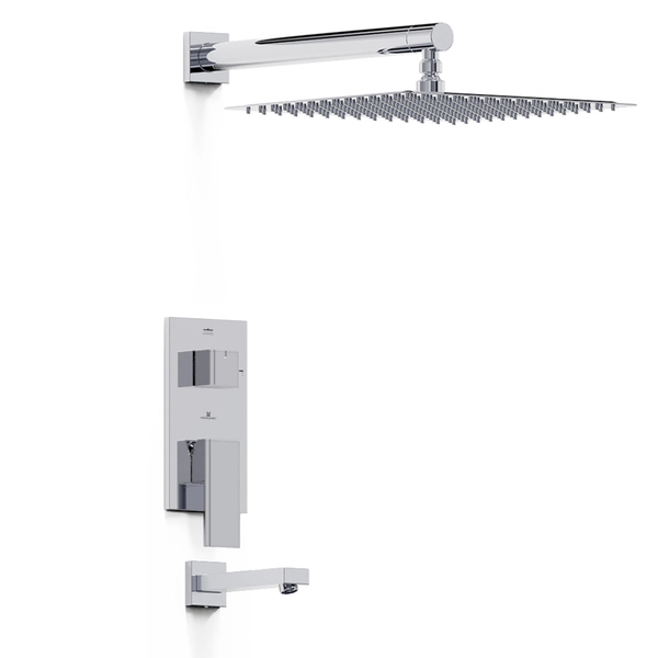 Griferia ducha c/transferencia monocomando Hidromet cromo 9703CRCR