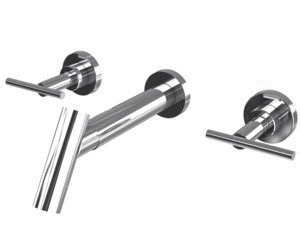 Griferia Andez Lavatorio De Pared Giraffe Cromo (550.22)