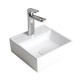 Bacha de baño Ferrum tori cuadrada mini TOR-BH-070-BL