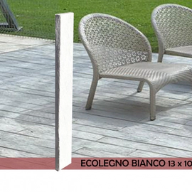 Piso de cemento Lanik13x100 Ecolegno liston blanco 6839