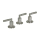 Grifería de bidet Peirano beat niquel con transferencia 70-201NI