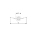 Accesorio de baño Robinet Berna Jabonera de amurar bronce vj