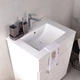 Mesada Ferrum Cadria 60cm c/bacha 1 ag LX61F B CDR-MS-003-BL