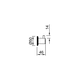 Percha Peirano Pulse Linea 20000 Cromo 20030C