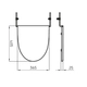 Tapa bidet Ferrum marina 3AG negro THB3M MAR-TP-008-NE