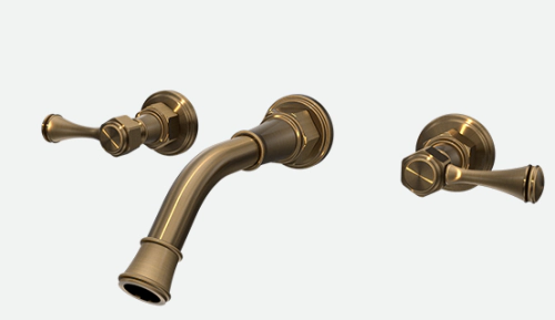 Griferia De Pared Antique Lever Bronce Viejo Andez 550.41.05