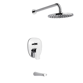 Grifería de ducha FV aromo monocomando con transferencia 0106/D8-CR