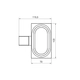 Accesorio de baño Novum Jabonera Buzz RG 168/J8