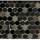 Revestimento Arren 30x30 Malla Hexagono nero VPG02
