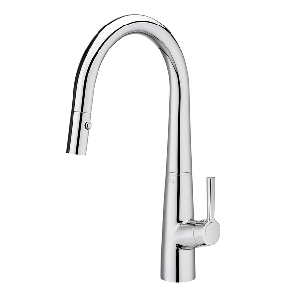 Griferia cocina syra pico "U" cromo Roca