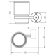 Porta cepillos FV california con vaso 0169/17-CR