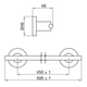 Toallero FV libby cromo barral 0164/39-CR