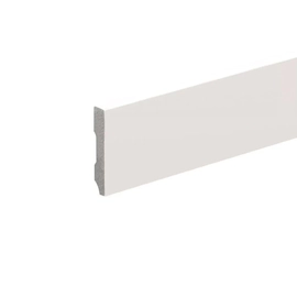 Zocalo/contramarco square Atrim 50x10x2,44m blanco mate 2301E