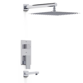 Griferia ducha c/transferencia monocomando Hidromet cromo 9703CRCR