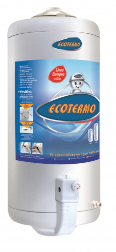 Termotanque Ecotermo 80 Litros A Gas Natural Carga Superior
