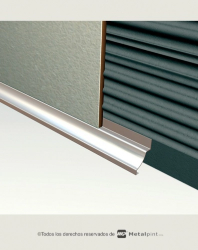 Zocalo Moldumet Sanitario 1 ala Acero Inox 304 CO40E