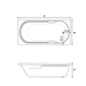 Bañera Versailles Revita 70 solo casco 170x70 bco
